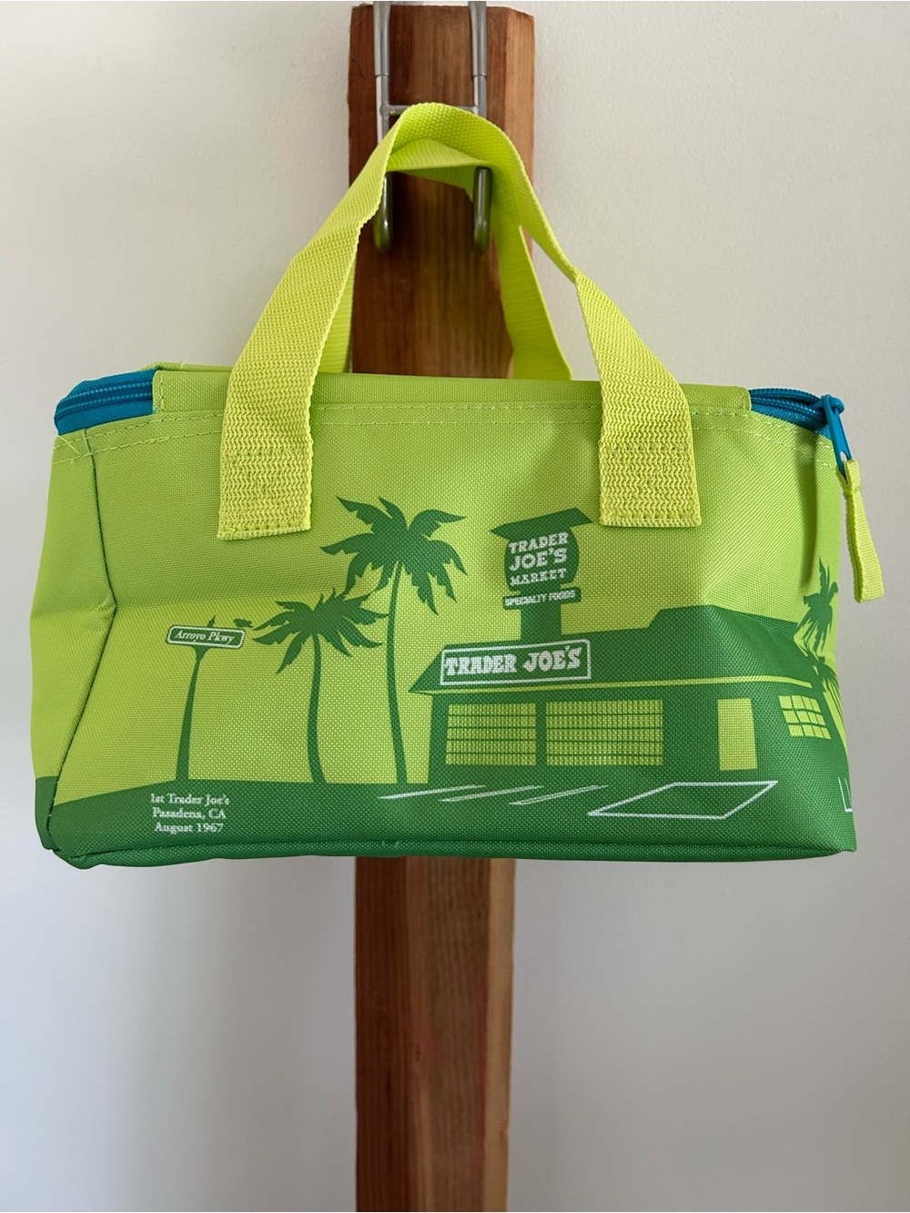 Trader Joe’s Lime Green Insulated Tote Bag
